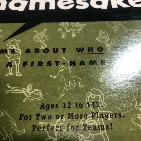 Namesake Board Game Age 12 to 112, 2 or more players 1996 - Picture 5 of 11